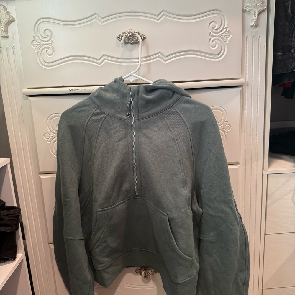 Lululemon x peloton Green Half-Zip Hoodie. NWT.